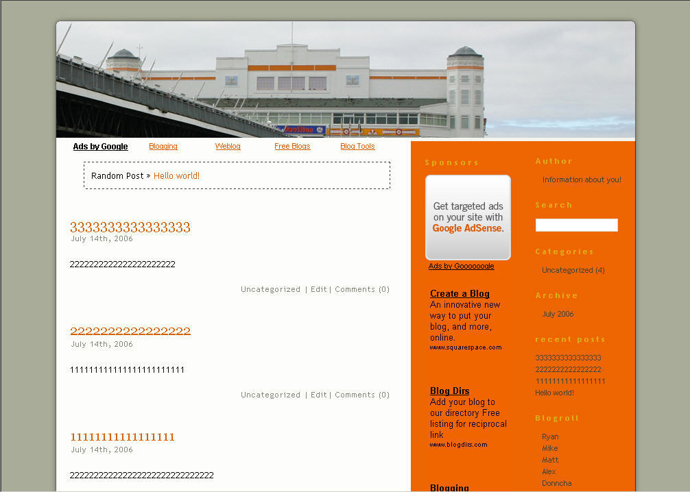 Relaxation_3column WordPress website theme by Clemens Orth