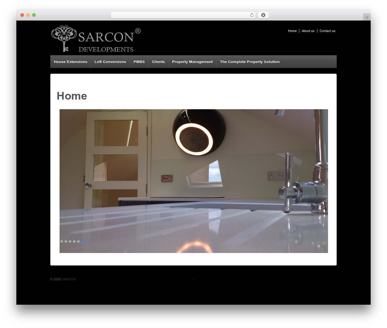 Responsive free WordPress theme - sarcondevelopments.com