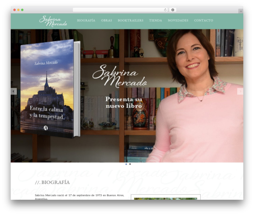 Sabrina Mercado WordPress theme - sabrinamercado.com.ar