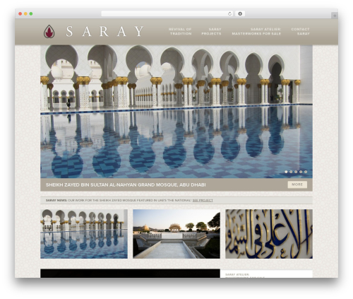 Saray Design theme WordPress - saraydesign.co.uk