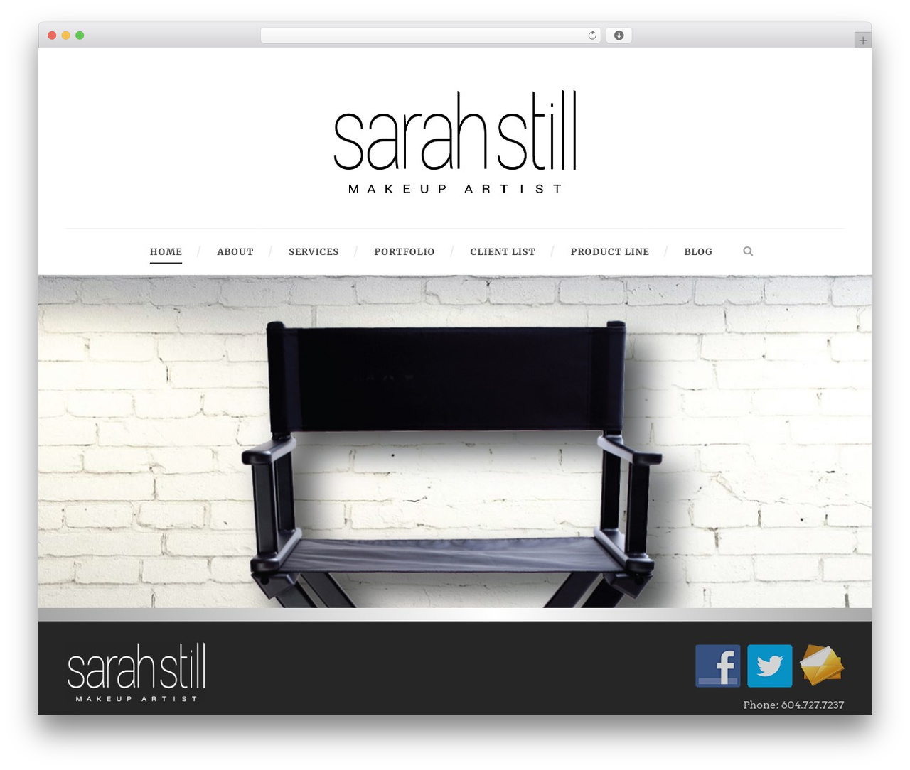 Simple Article fashion WordPress theme - sarahstill.com/ss