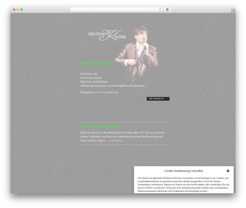 Audio player WordPress plugin - sebastiankraemer.de