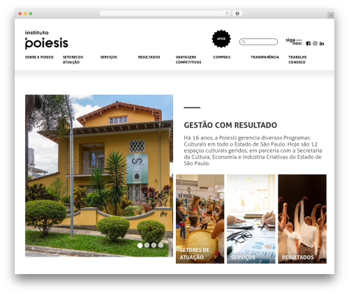 Skeleton premium WordPress theme - poiesis.org.br