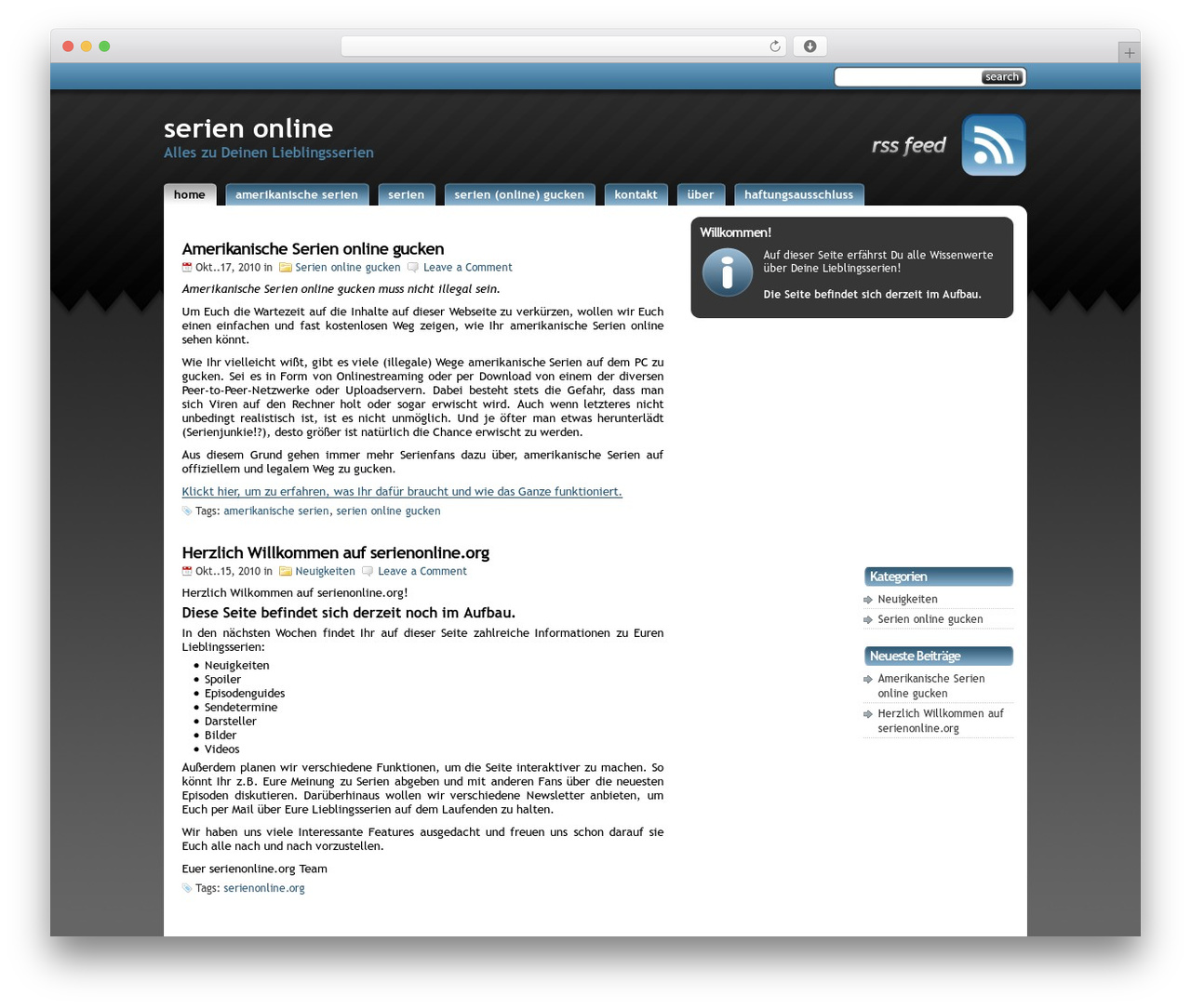 StudioPress WordPress theme - serienonline.org