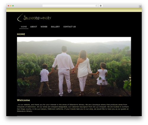 Tanjun WP theme - sblendoriowinery.com