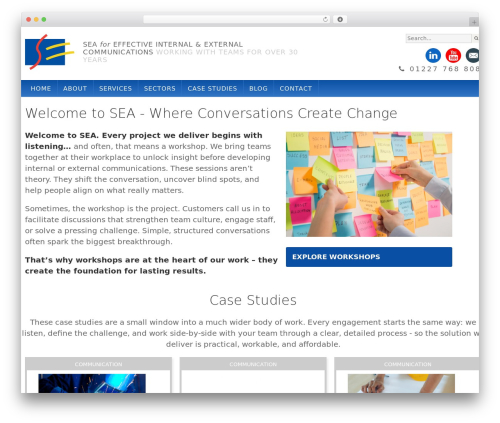 Theme WordPress sea - sea-ltd.co.uk