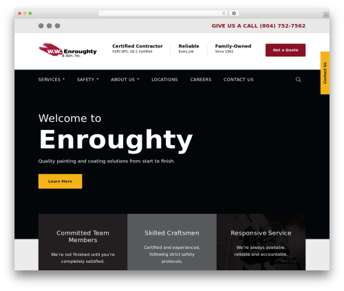 Theme WordPress Stovepipe - enroughty.com