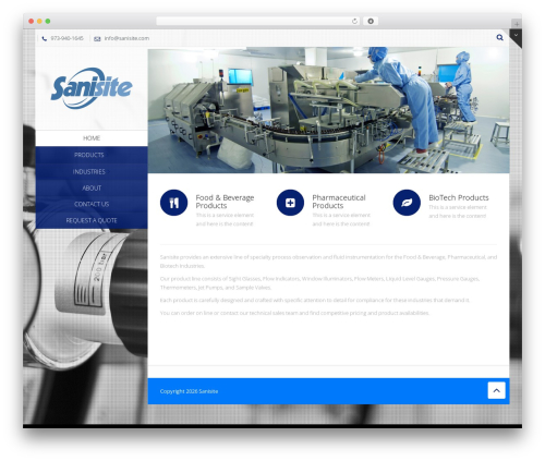 Vertikal premium WordPress theme - sanisite.com