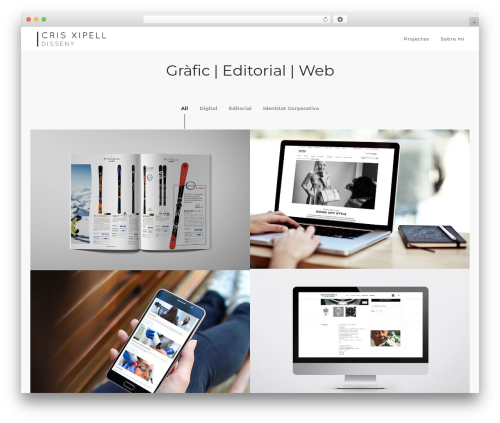 Wanium WordPress theme - crisxipell.es