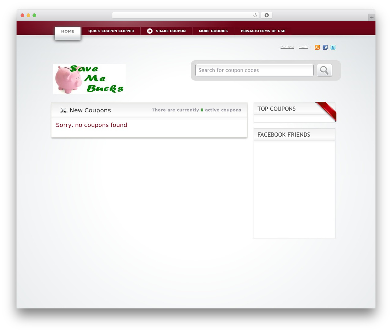 WordPress theme Clipper - savemebucks.com