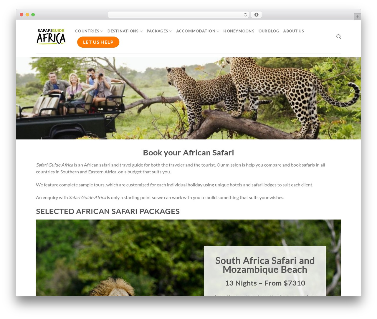 WordPress theme Flatsome - safariguideafrica.com WordPress theme Flatsome - safariguideafrica.com