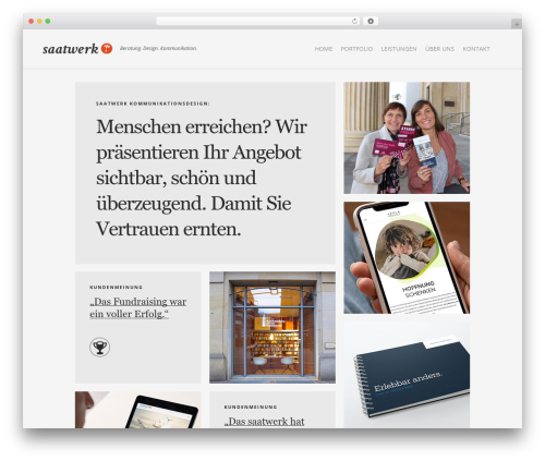 WordPress theme Hempstead - saatwerk.de