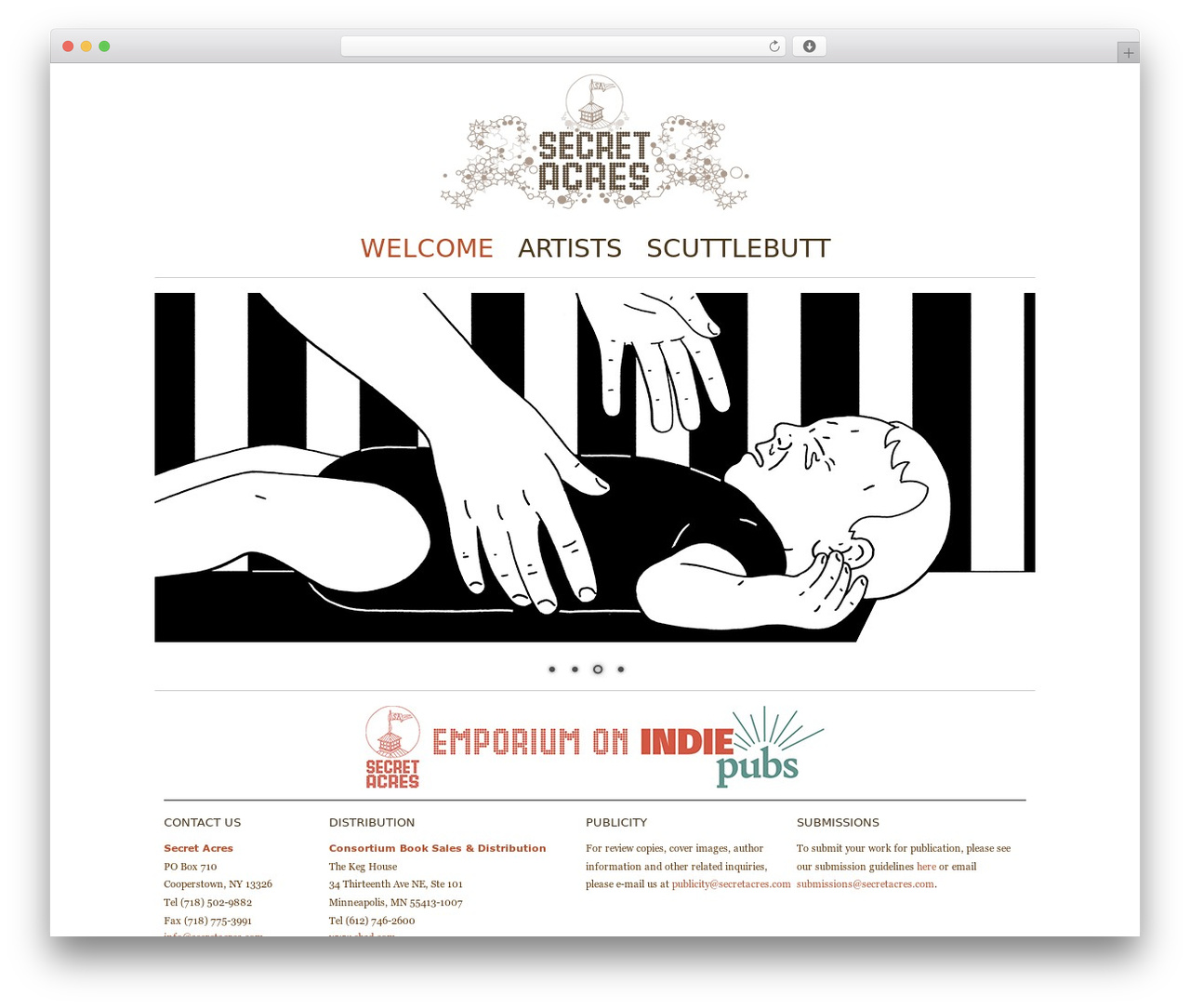 WordPress theme Storefront Edge - secretacres.com