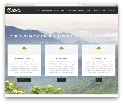 WordPress website theme Blaszok - samandobkeszites.hu