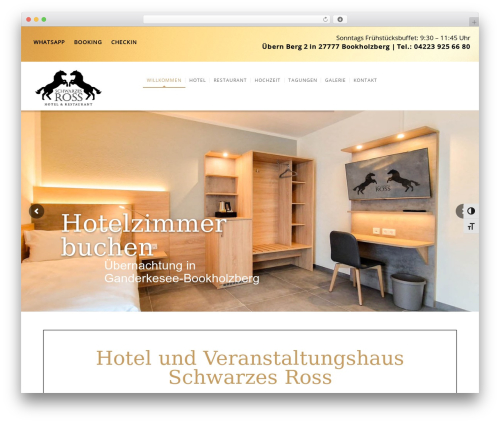 WP Nuvo WordPress restaurant theme - schwarzesross.com