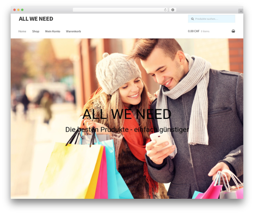 Storefront blog customiser WordPress plugin - allweneed.ch
