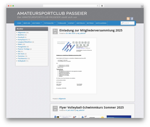 Admired WordPress theme - sc-passeier.it Admired WordPress theme - sc-passeier.it
