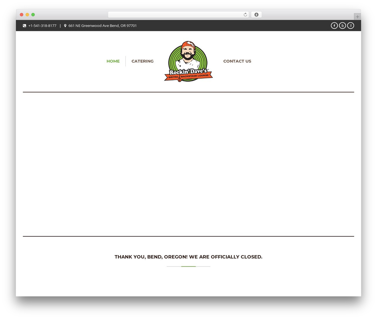 Bakery theme WordPress - rockindaves.com
