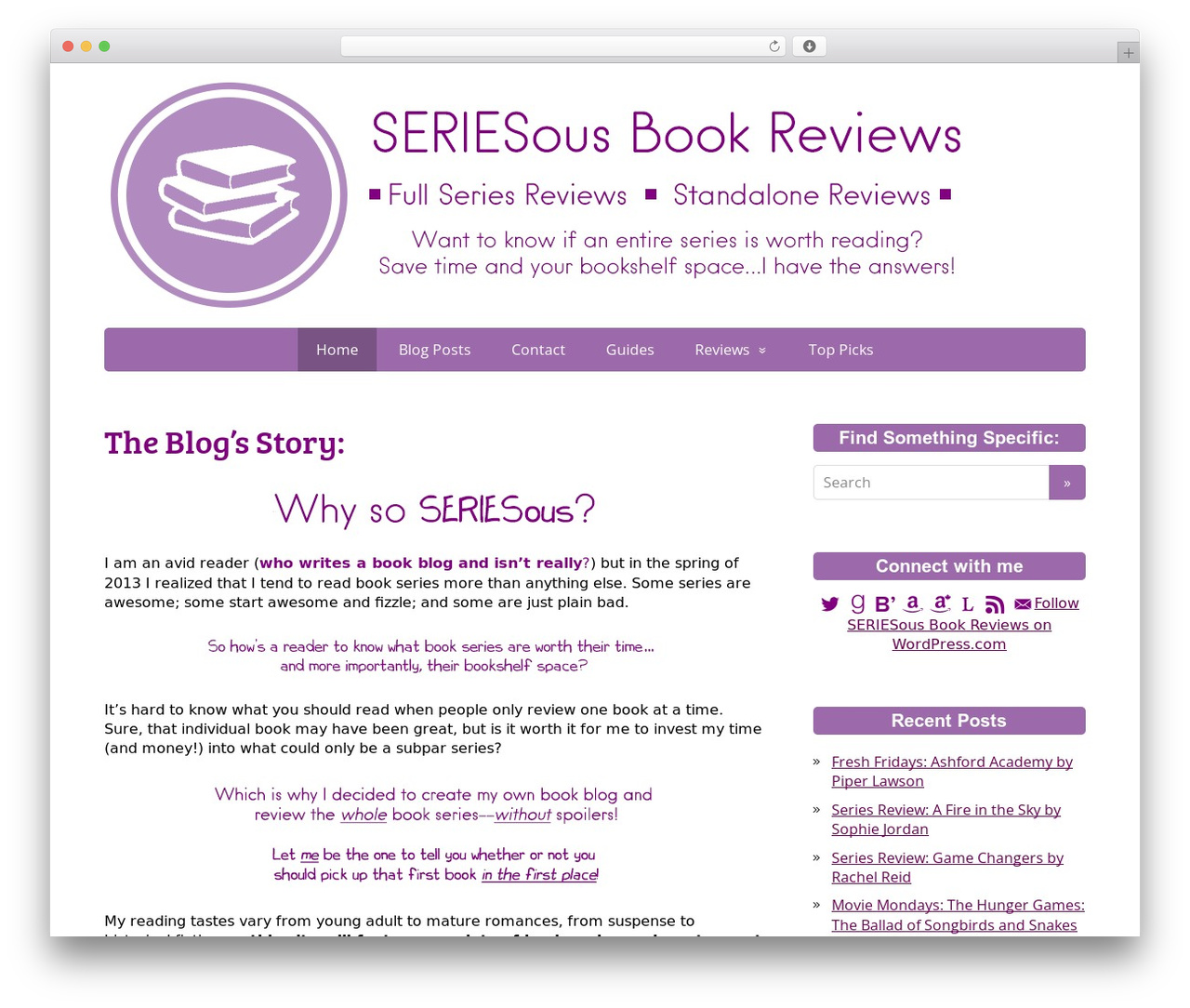 Basic best free WordPress theme - seriesousbookreviews.com Basic best free WordPress theme - seriesousbookreviews.com
