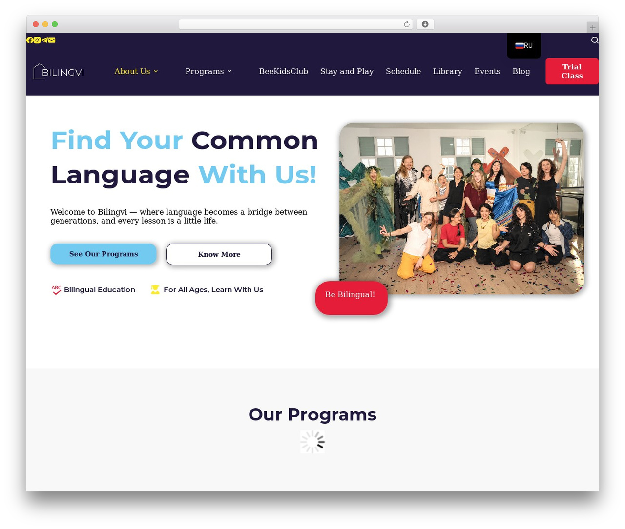 Blocksy WordPress theme - bilingvi.com