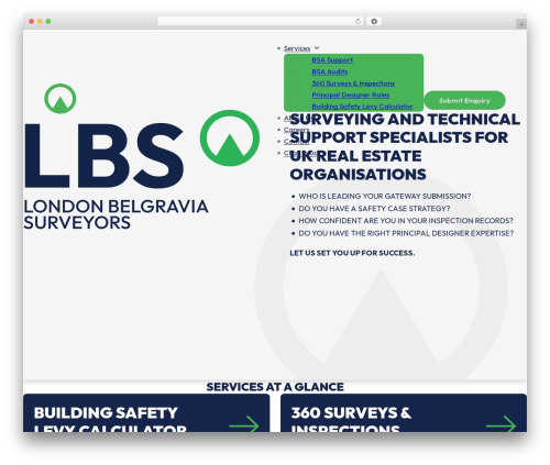 Bricks top WordPress theme - lbsurveyors.london