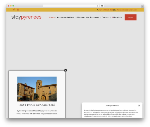 Beds24 Online Booking (beds24-online-booking) free WordPress plugin - staypyrenees.com