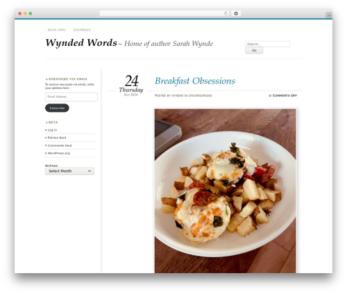 Chateau - WordPress.com WP theme - sarahwynde.com