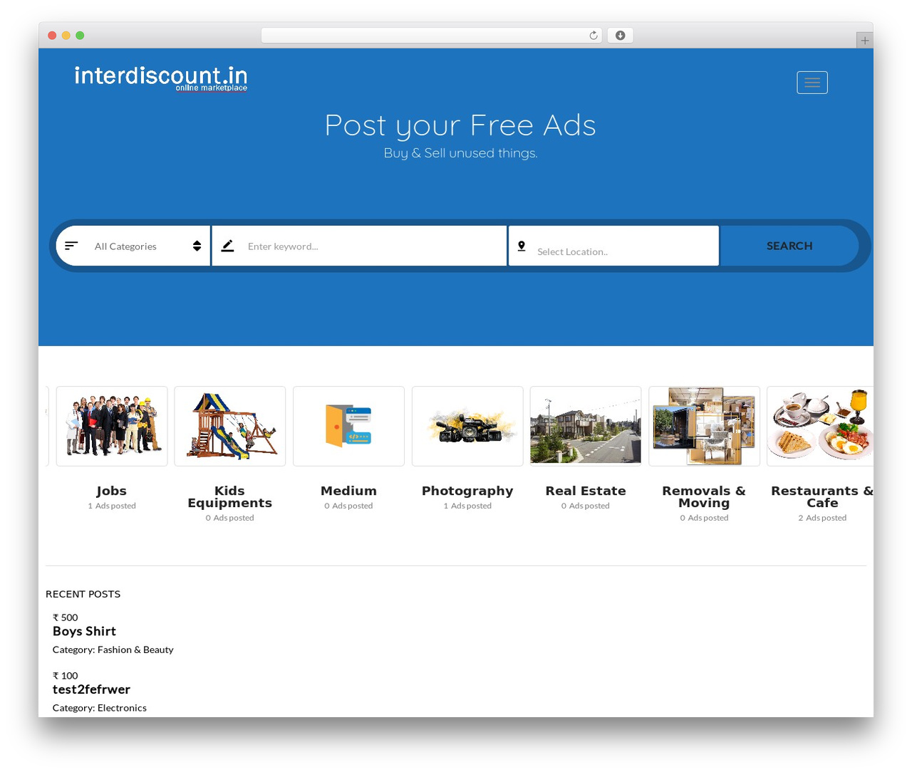 Classiera WordPress website theme - estore24.ch Classiera WordPress website theme - estore24.ch