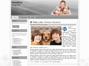 Comolobo White theme WordPress by wordpressthemes.es