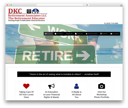dev2host- child theme WP theme - retirementeducator.com