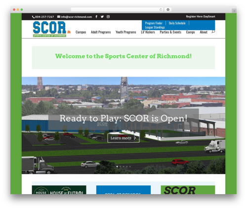 Divi WordPress page theme - scor-richmond.com