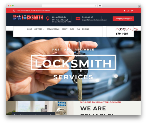 Divi WordPress theme - sanantonlocksmith.com