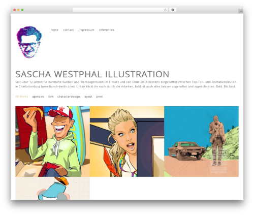 FlatFolio WordPress theme - saschawestphal.de