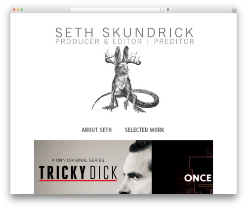 Gigawatt WordPress theme design - sethskundrick.com