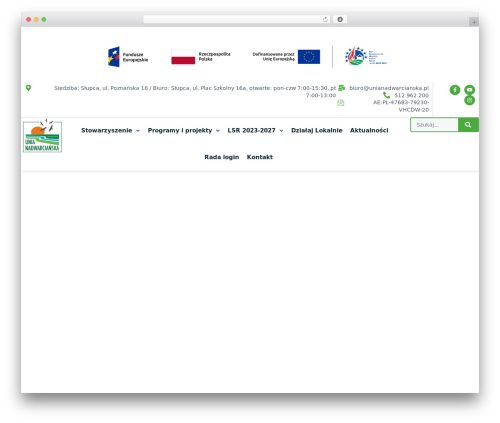 Screenreader WordPress plugin - unianadwarcianska.pl