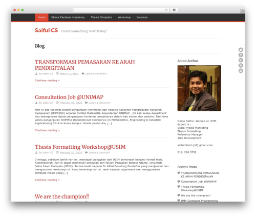JustLanded for WordPress theme WordPress - saifulcs.com