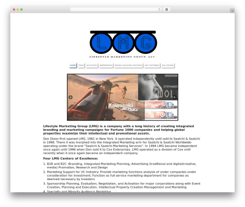lmg WordPress theme design - lmg2.com
