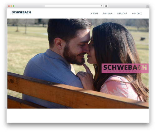 Najma WordPress theme design - schwebachphotography.com