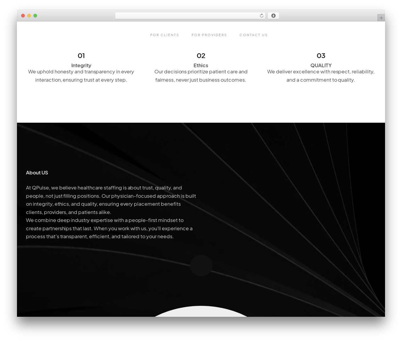 Pine WordPress theme - qpulselocum.com