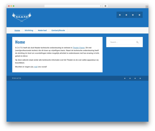 Rubine best WordPress theme - scato.nl