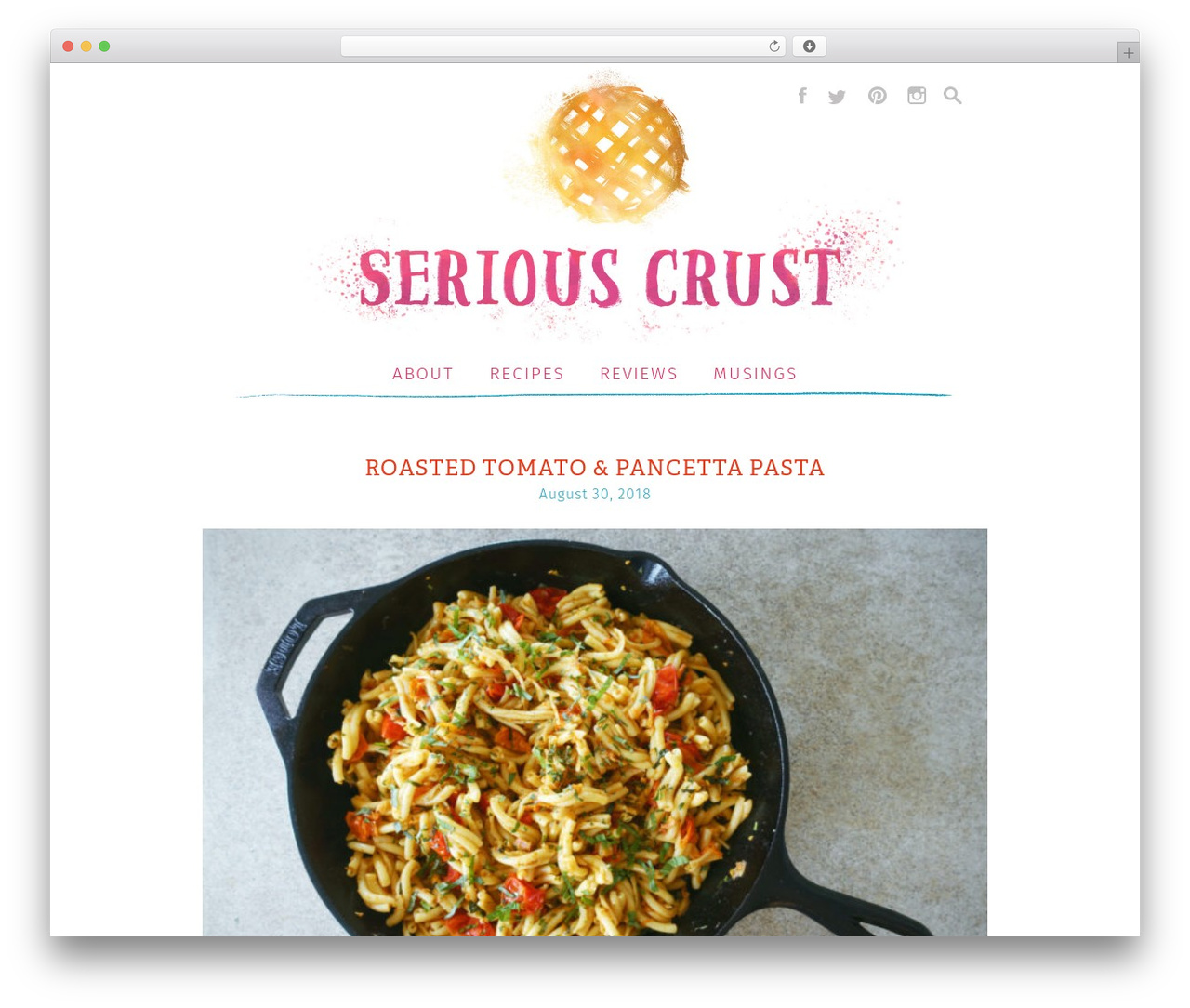 Serious Crust top WordPress theme - seriouscrust.com