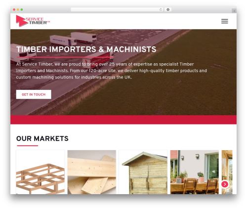 Service Timber WordPress theme - servicetimber.com