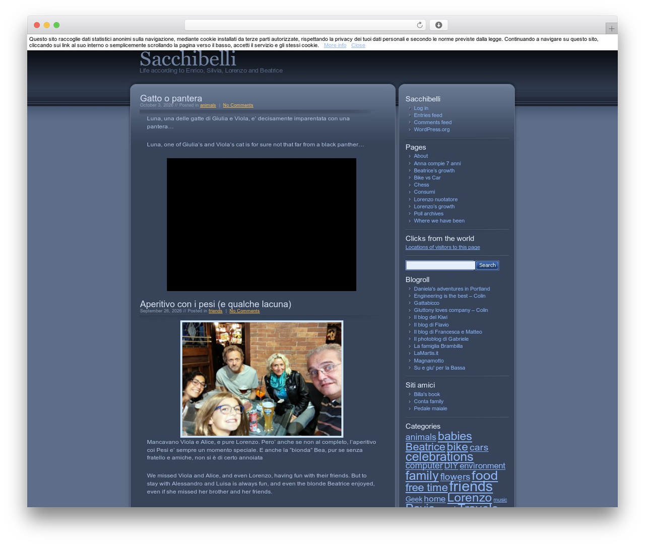 Theme WordPress Dark Side - sacchibelli.it