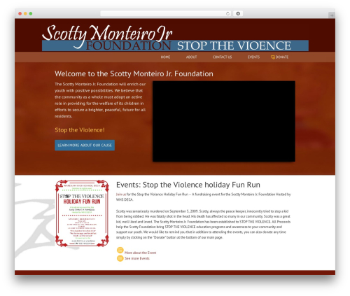 Theme WordPress Genesis - scottymonteirojrfoundation.org