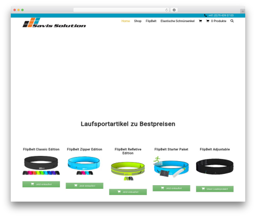 Total gym WordPress theme - savis-solution.ch