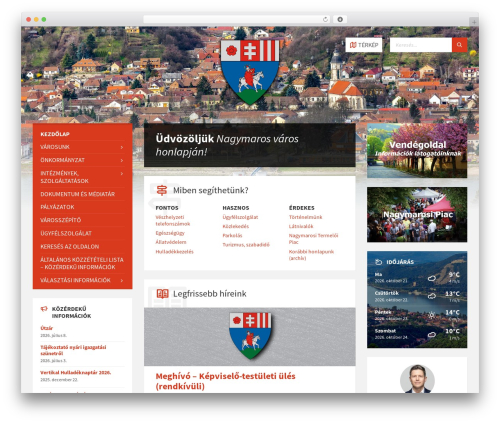 TownPress fitness WordPress theme - nagymaros.hu