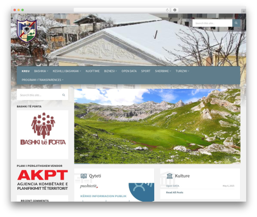 TownPress theme WordPress - dibra.gov.al