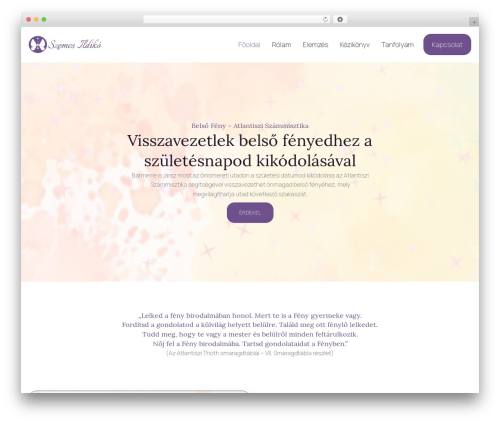 WordPress theme Hello Elementor - szemesildiko.hu