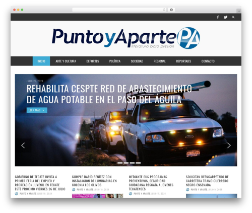WordPress theme Presso - semanariopuntoyaparte.com