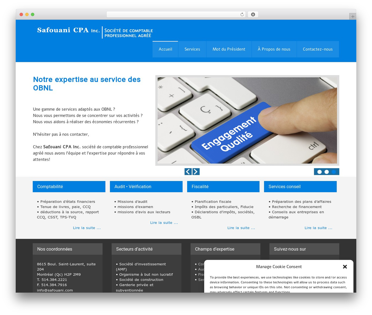 WordPress theme zeeVisionPro - safouani.com